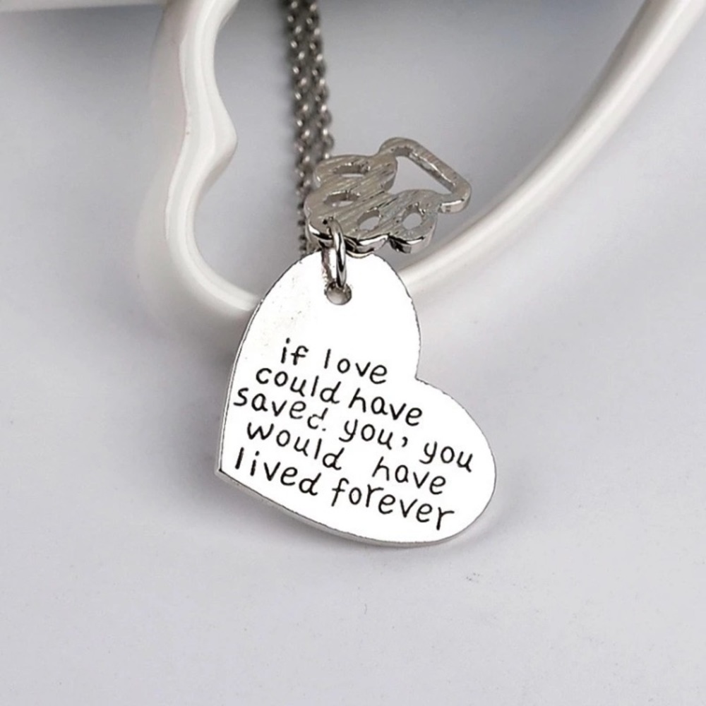 🌺 Paw & Poem Necklace - Picture 4 of 5